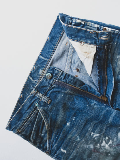 1950's Paint Splattered Cowboy Jeans - 29x31