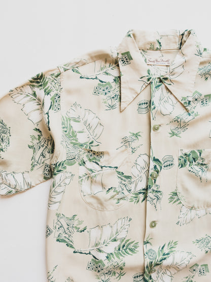1940's Hawaiian Shirt - M