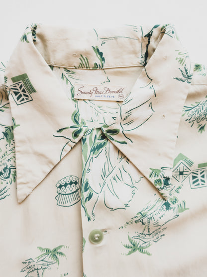 1940's Hawaiian Shirt - M