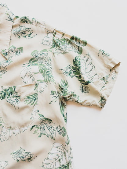 1940's Hawaiian Shirt - M