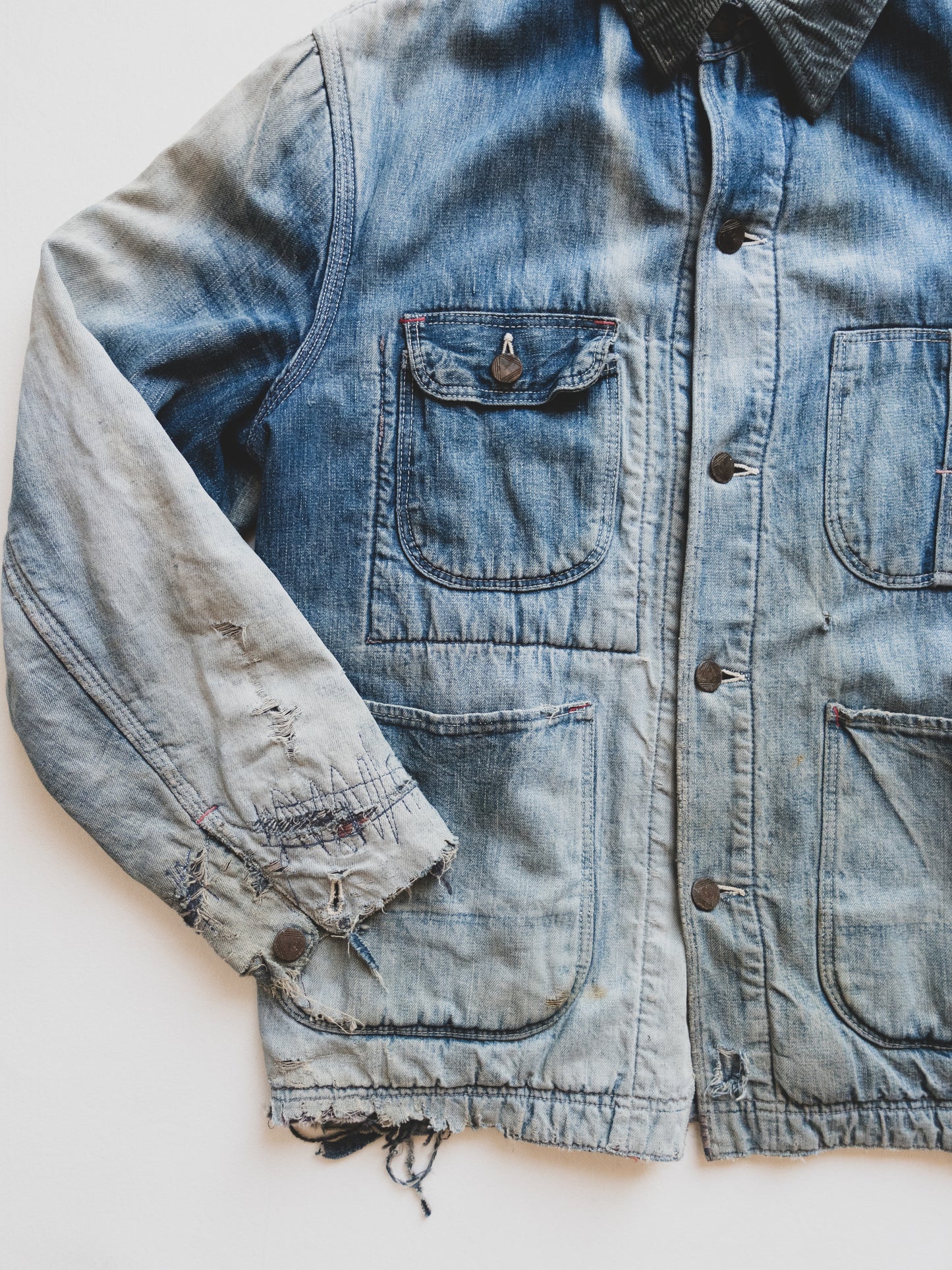 1950's Sun Faded Chore Coat - M