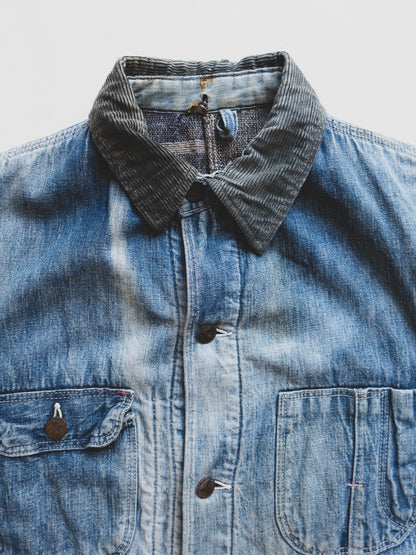 1950's Sun Faded Chore Coat - M