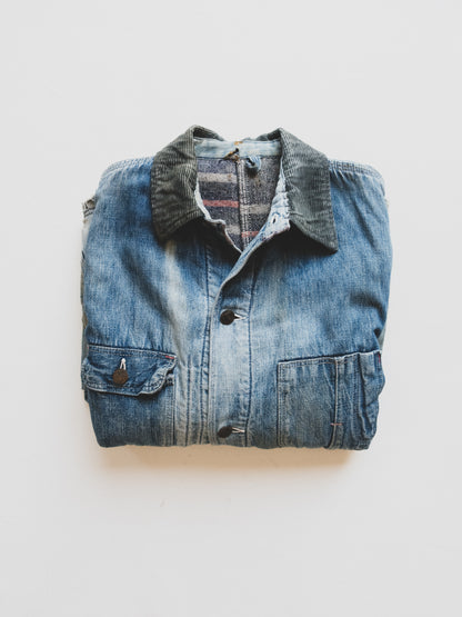 1950's Sun Faded Chore Coat - M