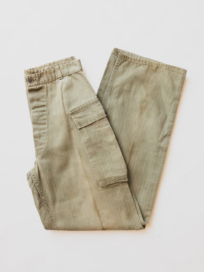 1940's Faded HBT Pants - 29x31