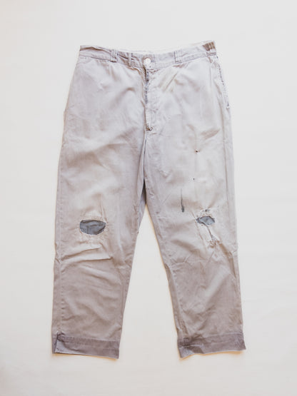 1950's Patched Work Pants - 35x29