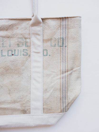 Feed Sack Boat Tote 012