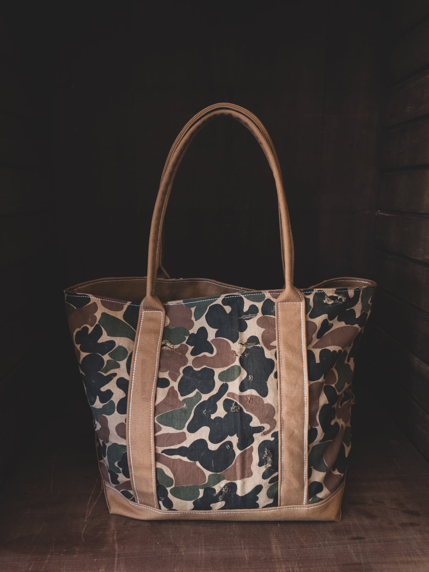 Duck Camo Boat Tote 013