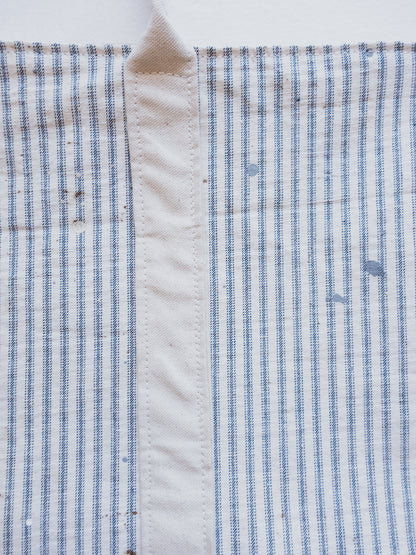 French Ticking Boat Tote 015