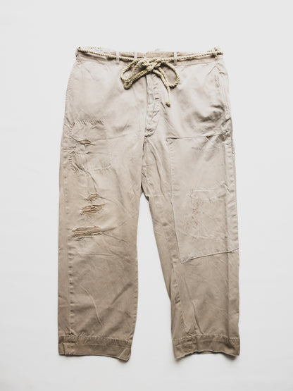 1940's Patched Work Pants - 38x30