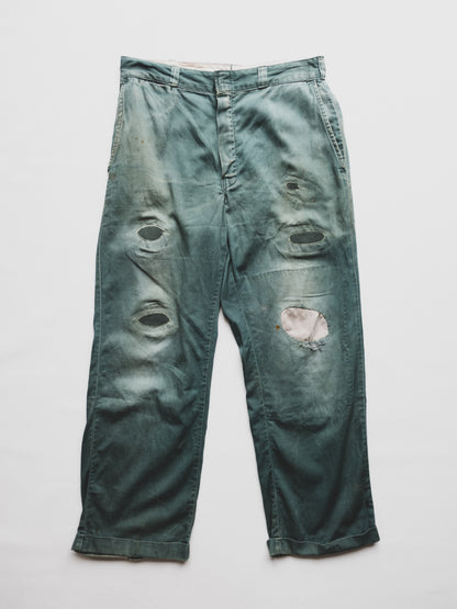 1940's Patched Work Pants - 30x28
