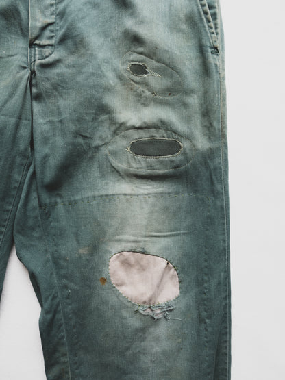 1940's Patched Work Pants - 30x28