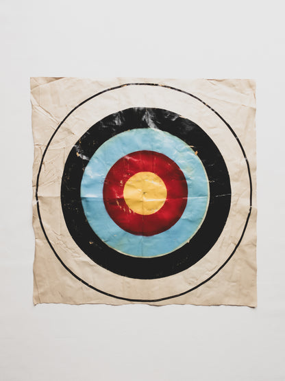 1940's Hand Painted Archery Target