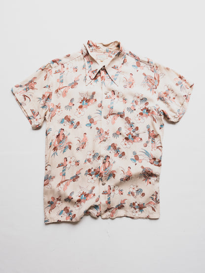 1940's Hawaiian Shirt - S