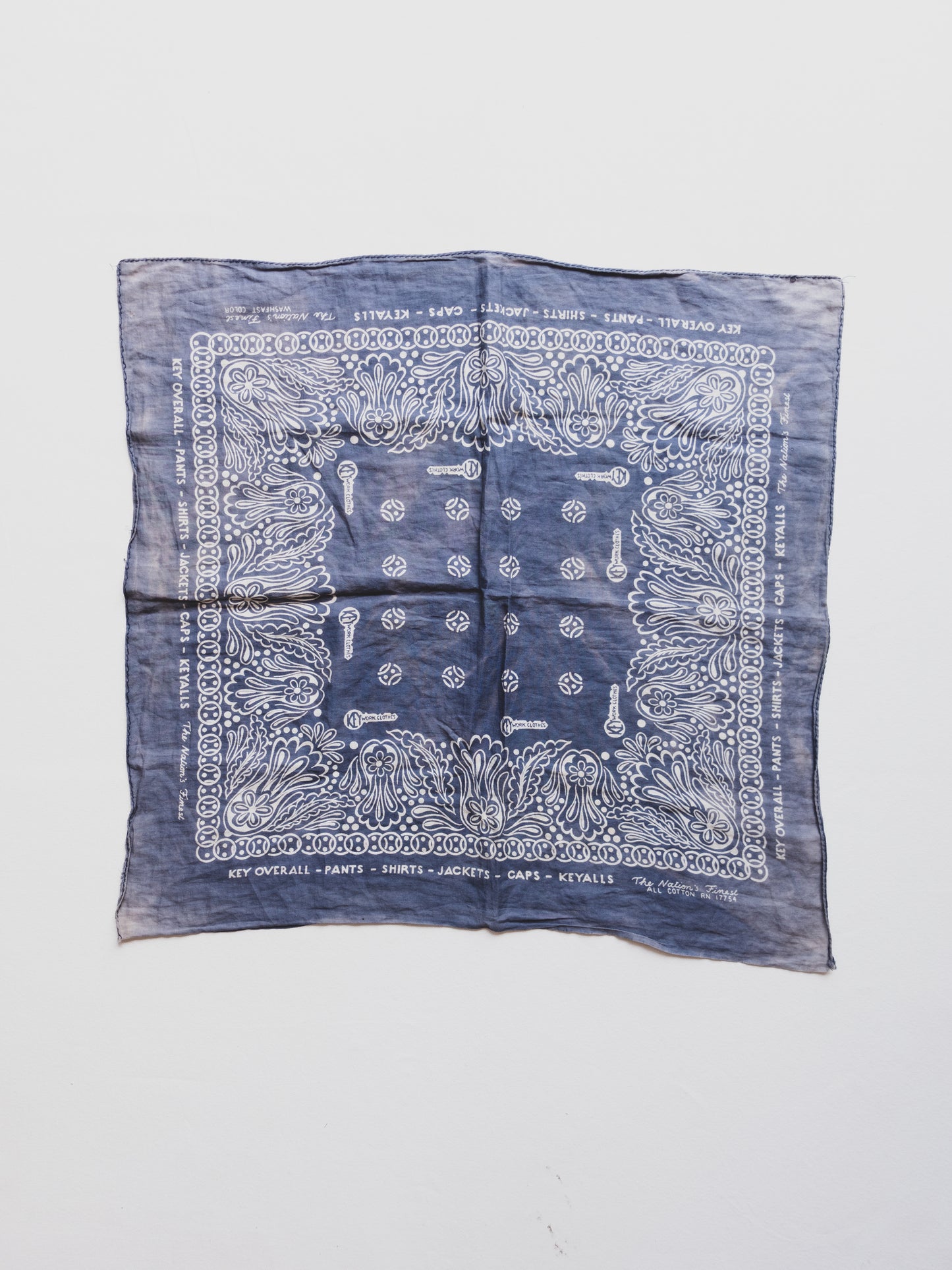 1960's Faded Advertising Bandana