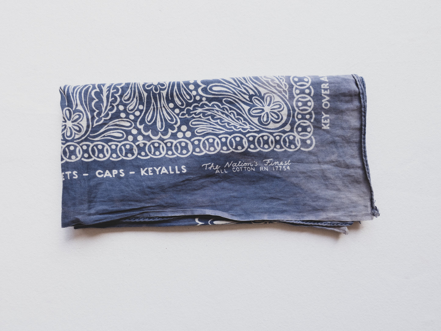 1960's Faded Advertising Bandana