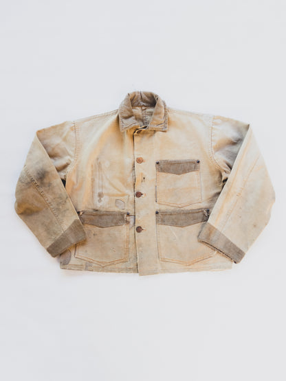 1930's Rare Canvas Brush Jacket - M/L