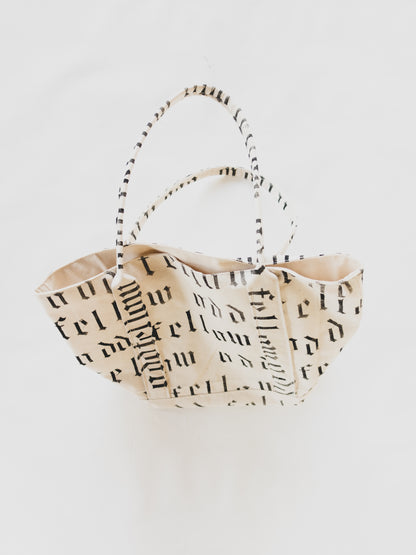 Hand Painted Boat Tote 017