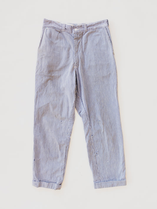 1940's Stripe Work Pants - 31x29