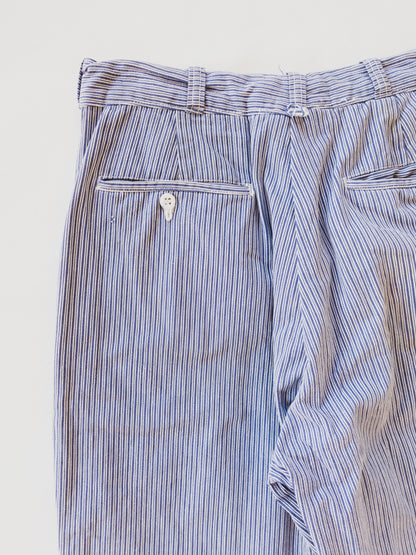 1940's Stripe Work Pants - 31x29