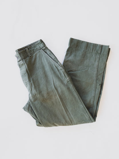 1940's Patched HBT Pants - 30x31