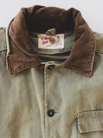 1950's Faded Green Hunting Jacket - M/L
