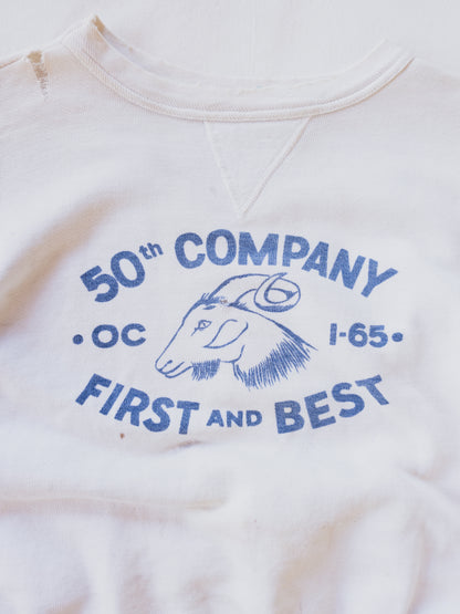 1940's " 50th Company " Cutoff Sweat - S