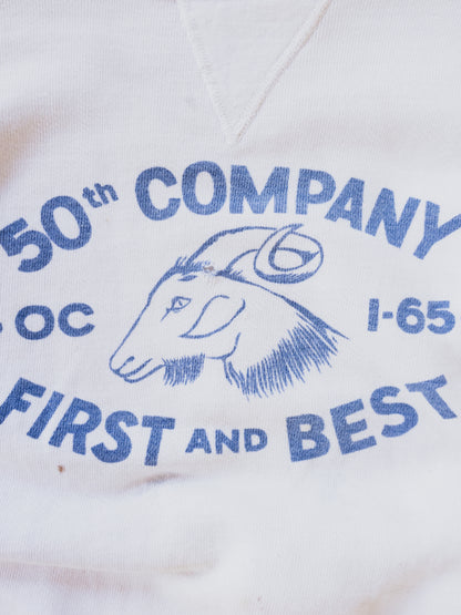 1940's " 50th Company " Cutoff Sweat - S