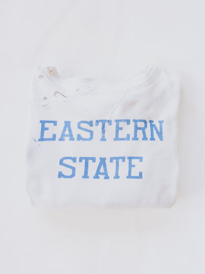 1950's Tattered " Eastern State " Sweat - M/L