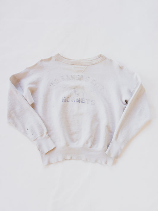 1940's Faded " No. Kansas City Hornets " Sweat - M/L