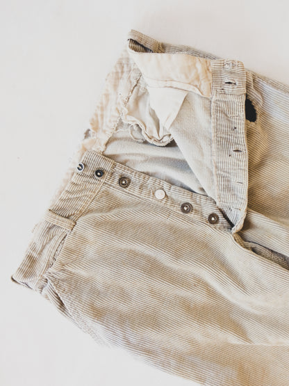 1930's Faded Corduroy Pants - 33x28