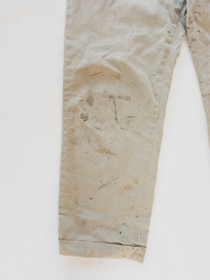 1950's Paint Splattered Work Pants - 34x30