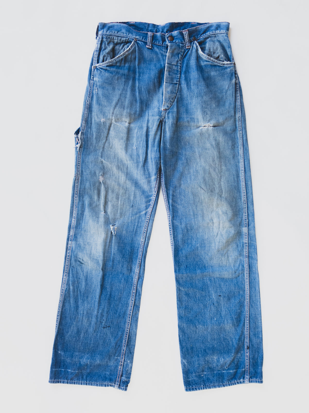 1950s Distressed Carpenter Pants - 32x32