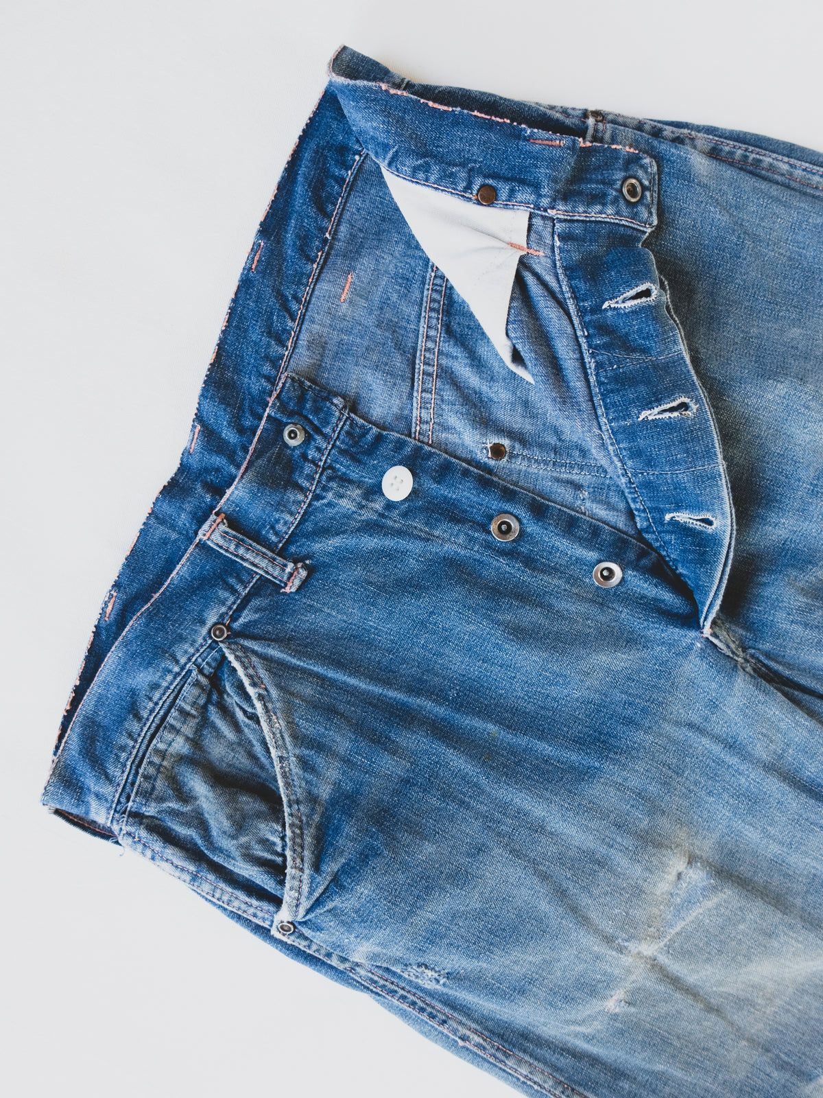 1950s Distressed Carpenter Pants - 32x32