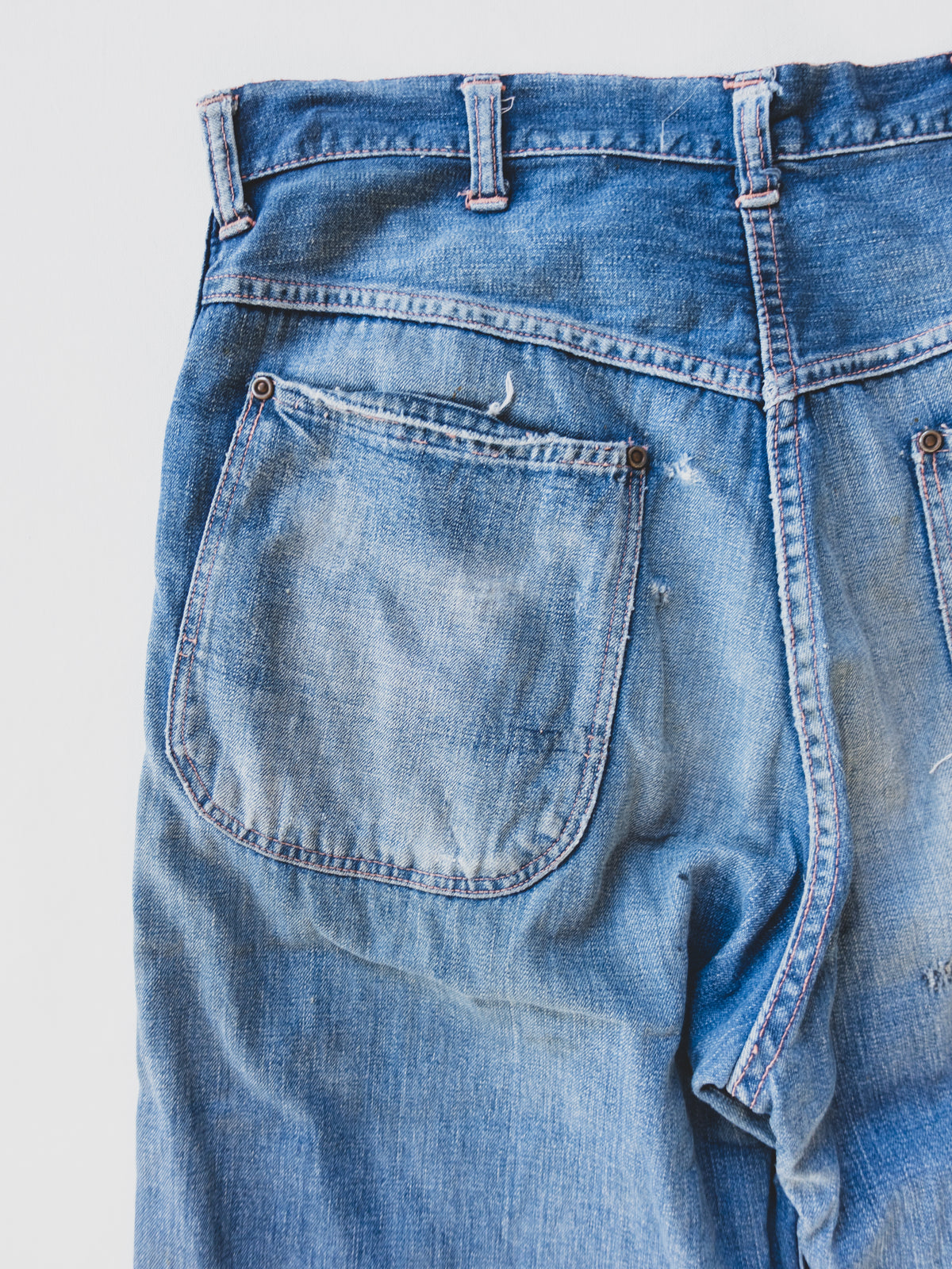 1950s Distressed Carpenter Pants - 32x32