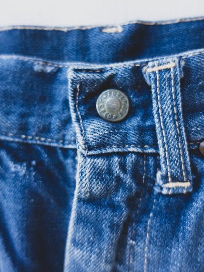 1950's Distressed Cowboy Jeans - 26x30