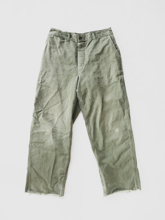 1940's Cutoff HBT Pants - 31x29