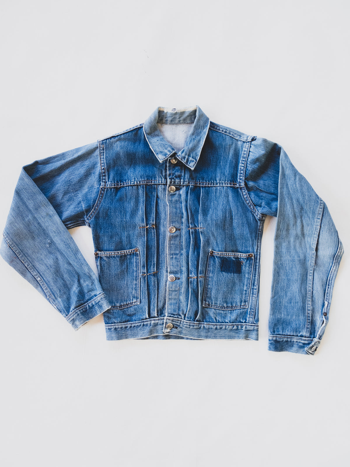 1940s 101 Buckle-Back Denim Jacket - S