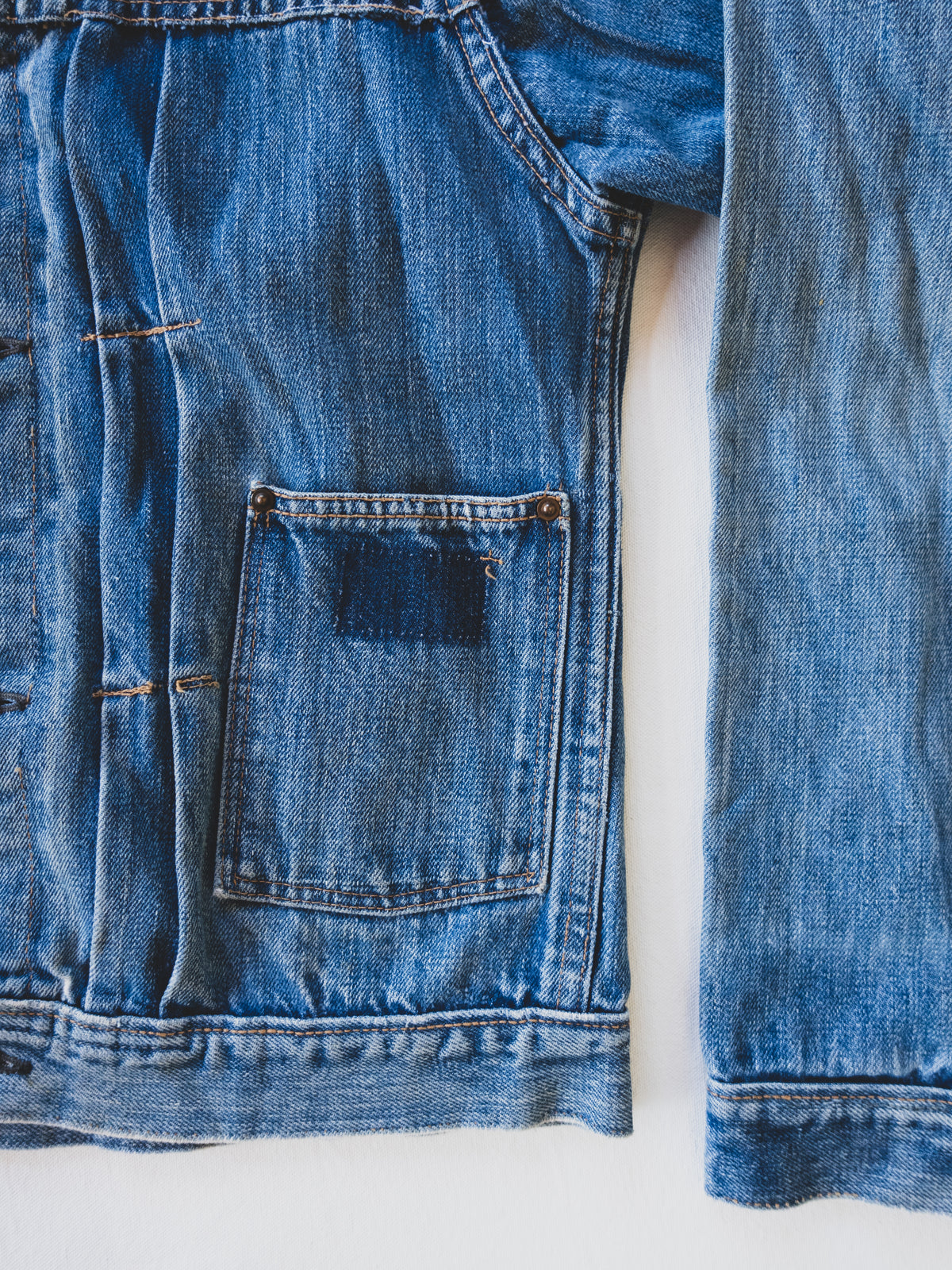 1940s 101 Buckle-Back Denim Jacket - S