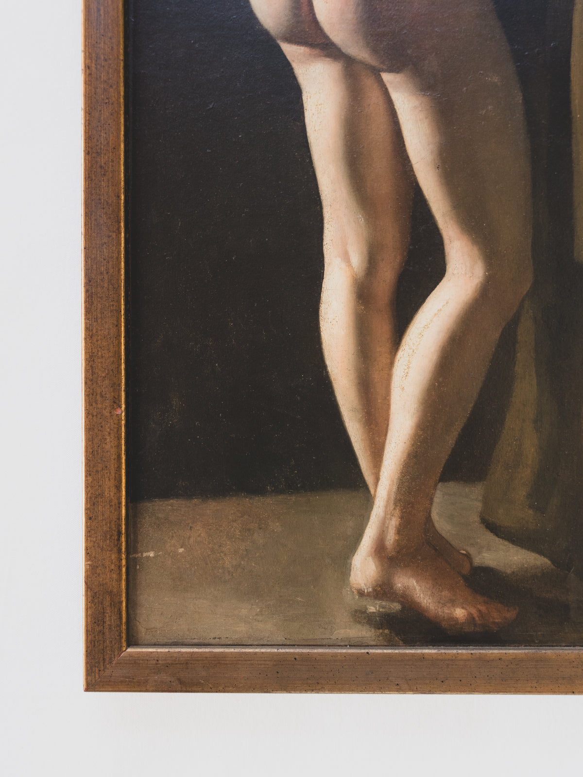 19th c. Nude Form - Oil Painting
