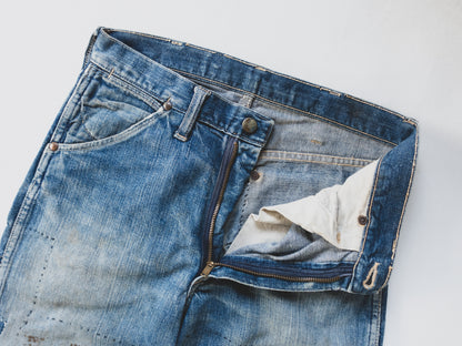 1950's Crazy Patched Cowboy Jeans - 29x35