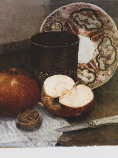 Mid 19th c. Still Life – Oil on Canvas
