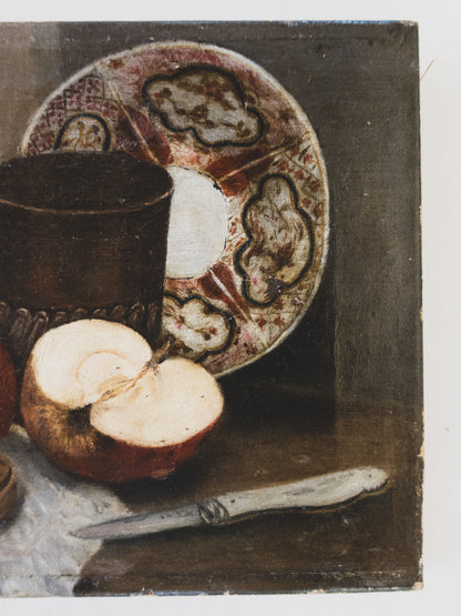 Mid 19th c. Still Life – Oil on Canvas