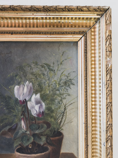 19th c. Botanical Still Life – Oil on Canvas