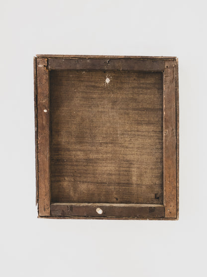 Mid 19th c. Folk Art Madonna – Oil on Canvas