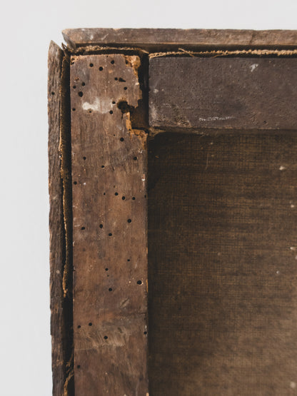 Mid 19th c. Folk Art Madonna – Oil on Canvas