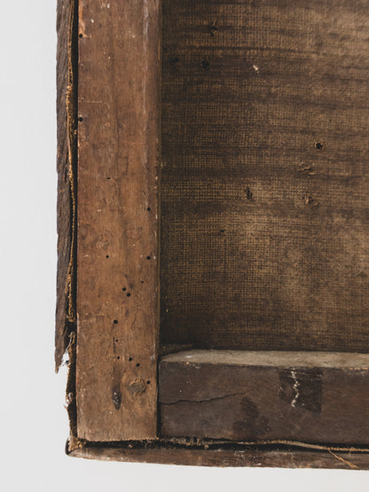 Mid 19th c. Folk Art Madonna – Oil on Canvas