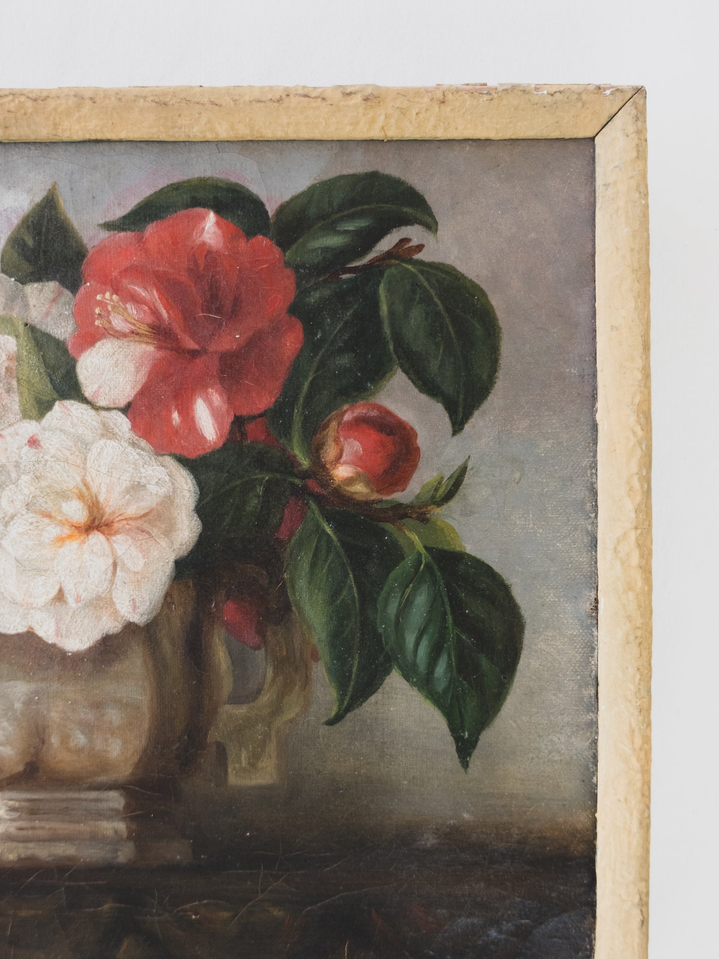 19th c. French Floral Still Life – Oil on Canvas