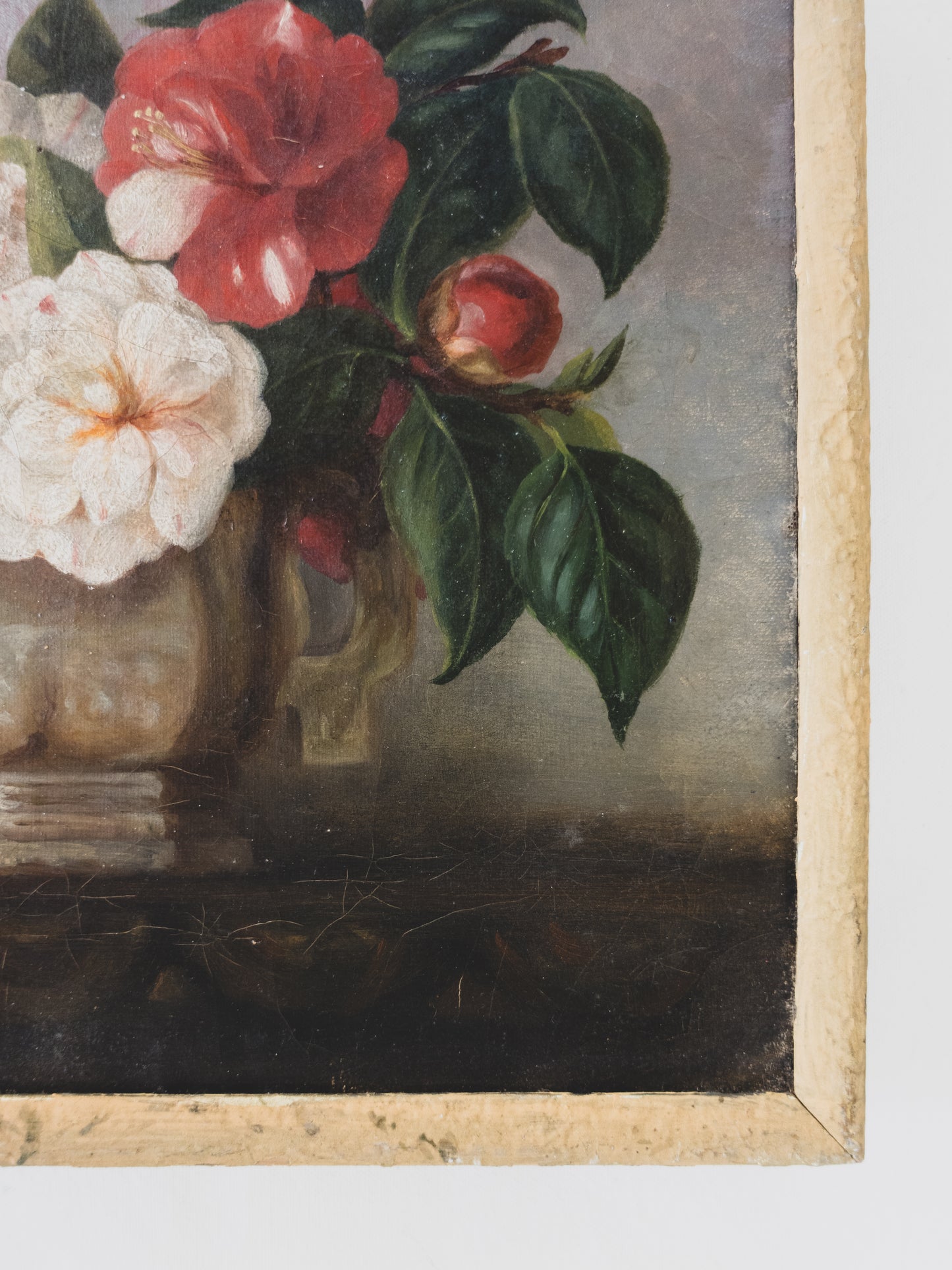 19th c. French Floral Still Life – Oil on Canvas