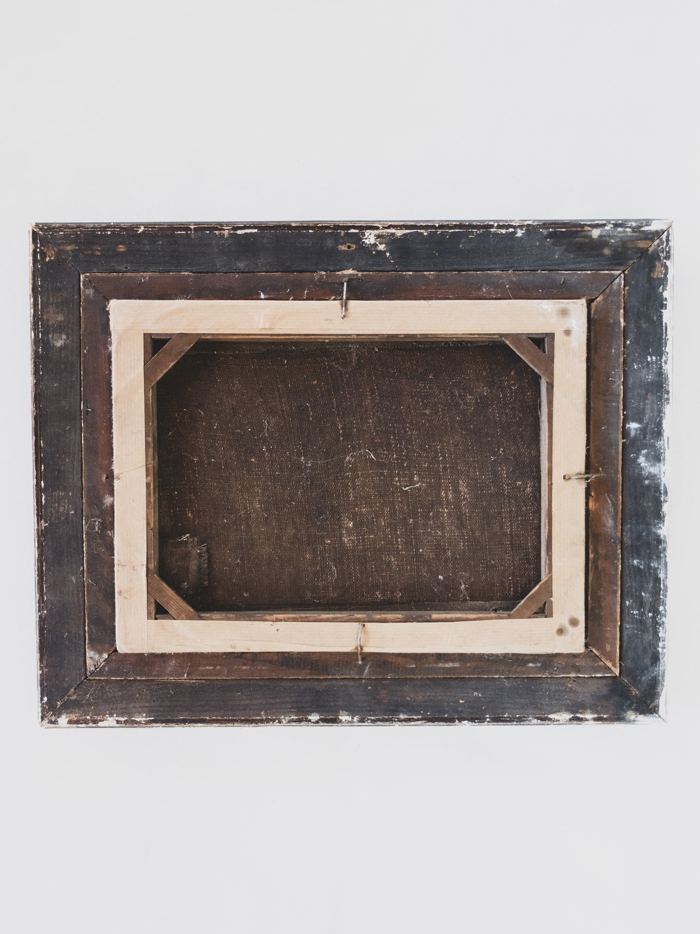 19th c. Distressed Landscape – Oil on Canvas