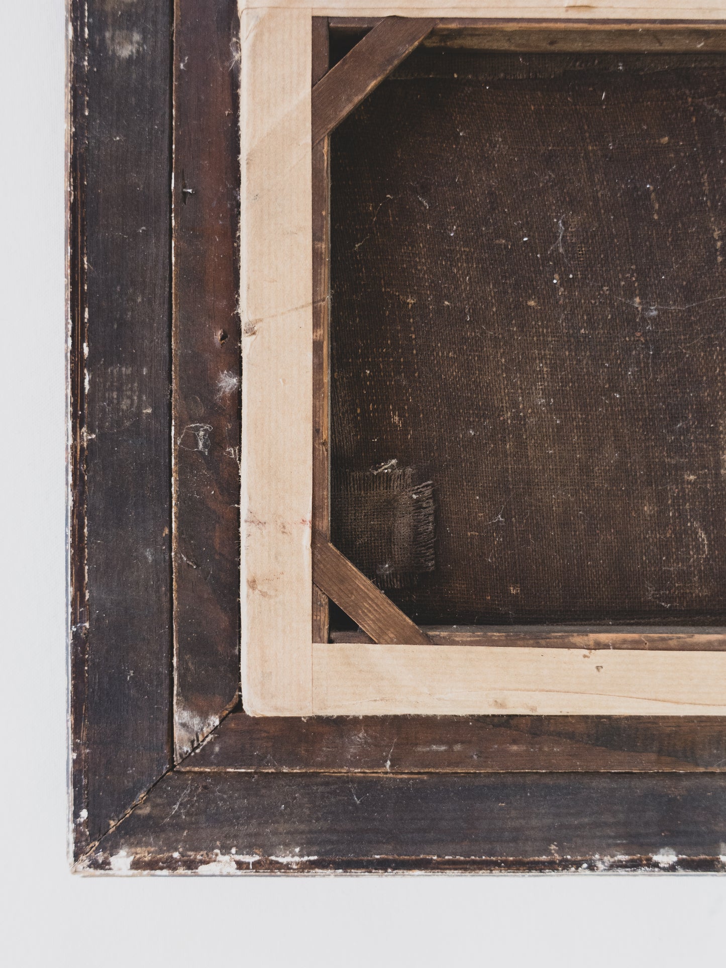 19th c. Distressed Landscape – Oil on Canvas